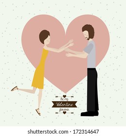human design over  white background vector illustration