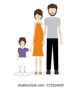 human design over white  background vector illustration