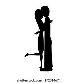 human design over white background vector illustration