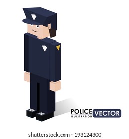 Human design over white background, vector illustration