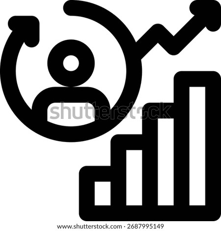 Human Development, Index, Income Per Capita Outline Icon