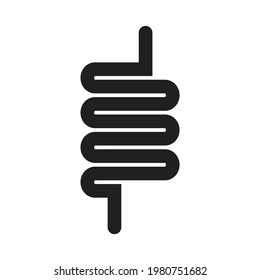 ilustración vectorial de icono de diarrea humana