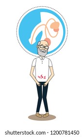 Human disease cartoon