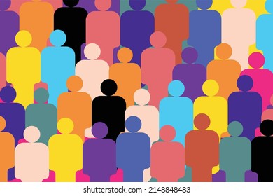 Human Diversity Concept Vector Illustration Stock Vector (Royalty Free ...