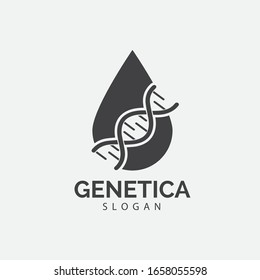 Ilustración del diseño del ADN humano y del vector genético