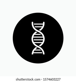 Human Dna Genetics Icon Vector Sign Stock Vector (Royalty Free ...