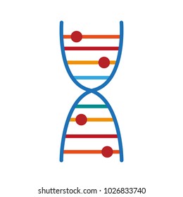 Human dna symbol