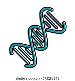 Human dna symbol