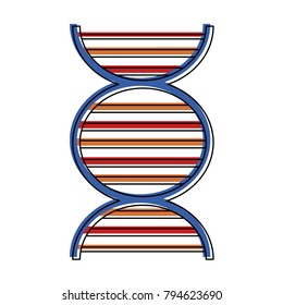 Human dna symbol