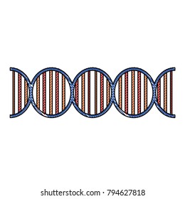 Human dna symbol