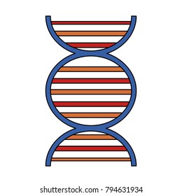 Human dna symbol