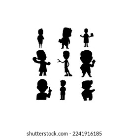 human doctor silhouette design icon