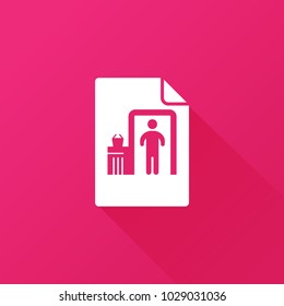 human and door icon