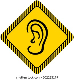 Human ear icon