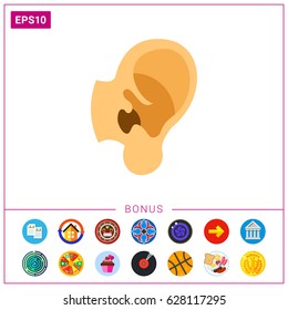 Human ear icon