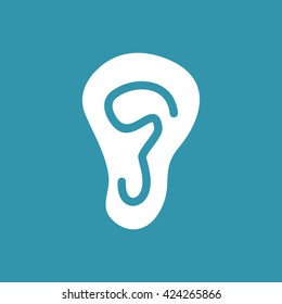 Human Ear Icon. Eps-10.