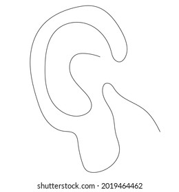 341 Hearing aids sketch Images, Stock Photos & Vectors | Shutterstock