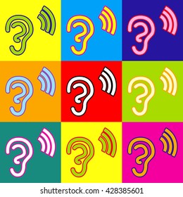 Human ear sign