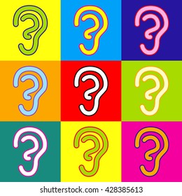 Human ear sign