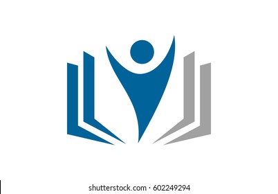 Human Education Logo Stock Vector (Royalty Free) 602249294 | Shutterstock