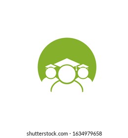 human education logo modern sign template