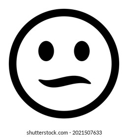 human emotion icon over white background