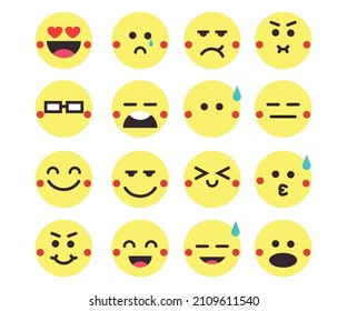 Human emotion icon vector image