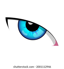 Human Evil Eye blue eye illustration vector