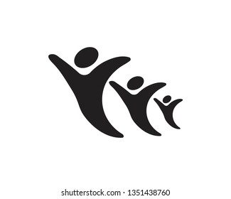 Human Evolution Logo Stock Vector (Royalty Free) 1351438760 | Shutterstock