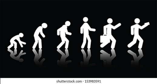 Human evolution, vector