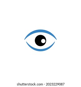 Vector de íconos coloreados de ojos humanos