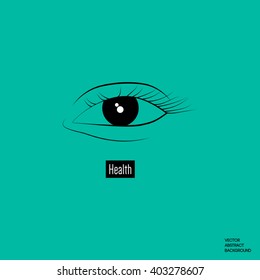 Human eye icon. 