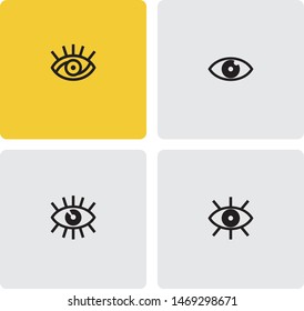 Human eye icon. Element of medicine