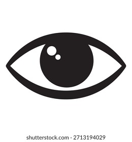 Icono del ojo humano para la visión y la conciencia