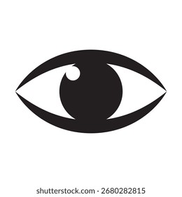 Human eye icon. Vision symbol.