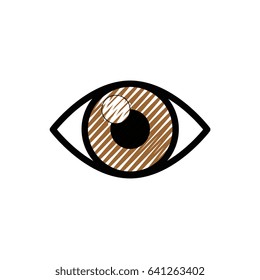 Human Eye Isolated Stock Vector (Royalty Free) 641263402 | Shutterstock