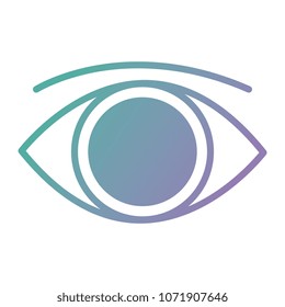 human eye isolated icon