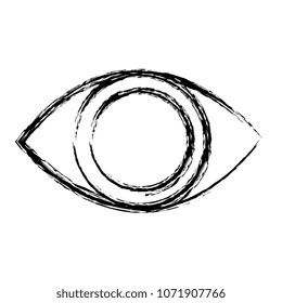human eye isolated icon