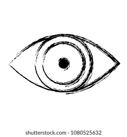 human eye isolated icon