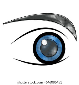 human eye optical eyeball symbol