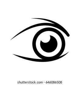 human eye optical eyeball symbol