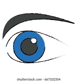 human eye optical eyeball symbol