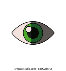 human eye optical vision shadow
