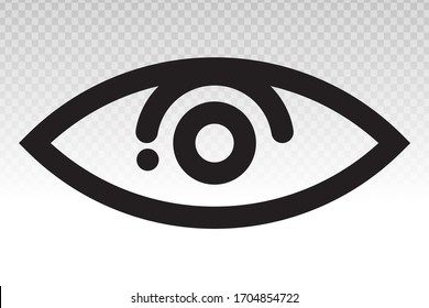 icono de retina ocular humana en un fondo transparente