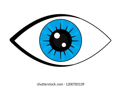 Human eye symbol