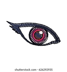 Human eye symbol