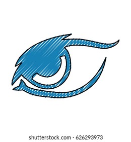 Human eye symbol