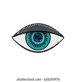 Human eye symbol