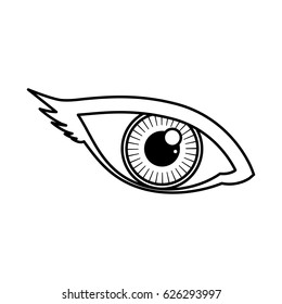 Human eye symbol