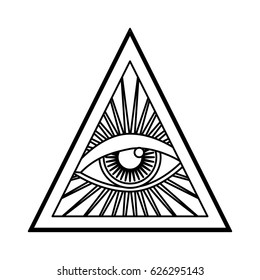 Human eye symbol